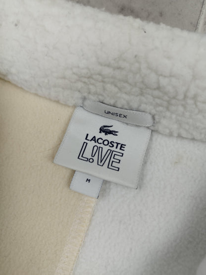 Lacoste - Polaire zippé crème taille M - Le Saptuaire