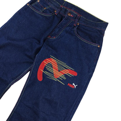 Evisu x Puma - Jean bleu marine taille M