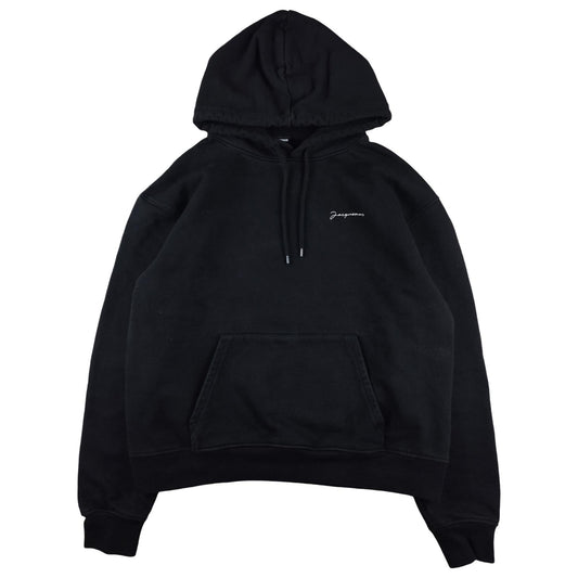 Jacquemus - Pull à capuche noir taille XL