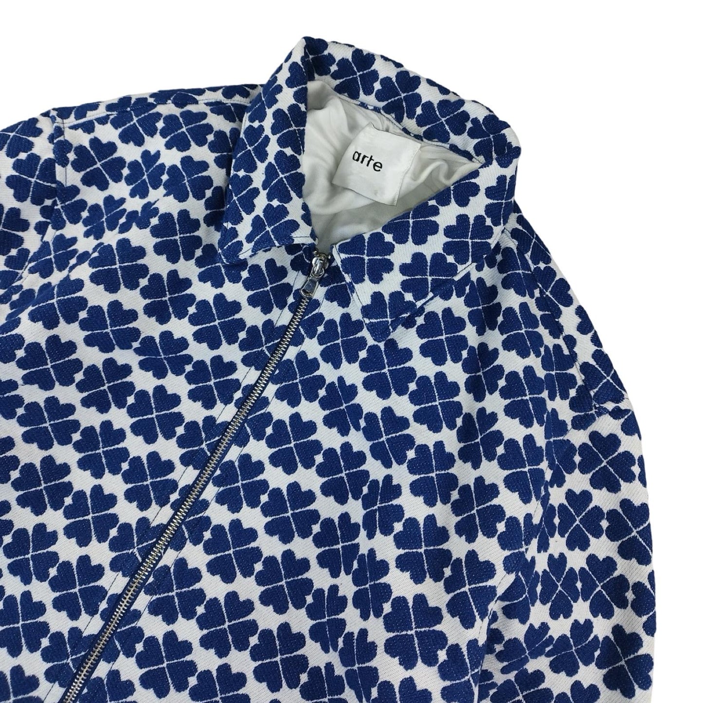 Arte - Veste à motif fleurs bleue taille S