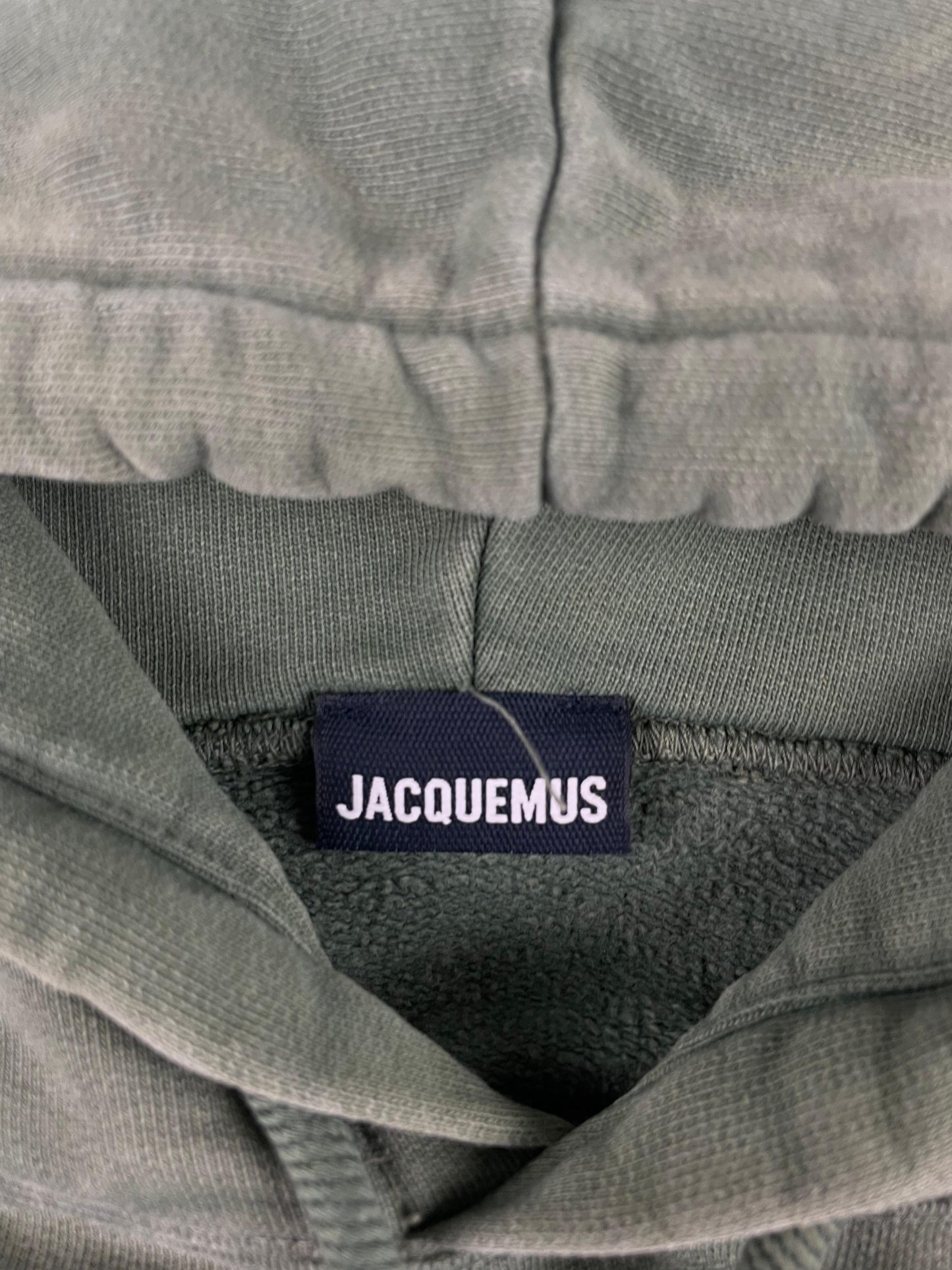 Jacquemus - Pull à capuche vert taille S - Le Saptuaire