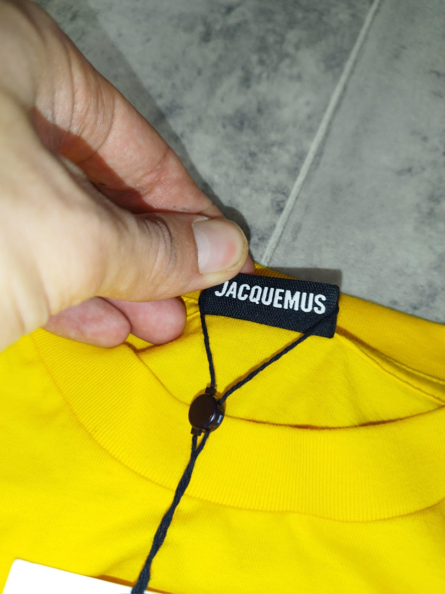 Jacquemus - Crewneck long sleeve t-shirt yellow size S