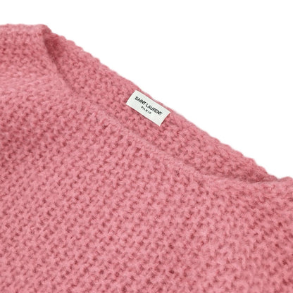 Saint Laurent - Pull en maille rose taille XS