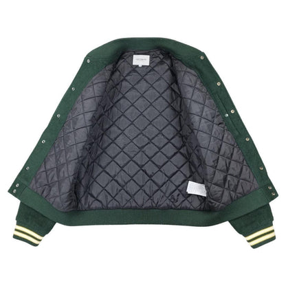 Varsity Jacket matelassée verte taille M - Le Saptuaire