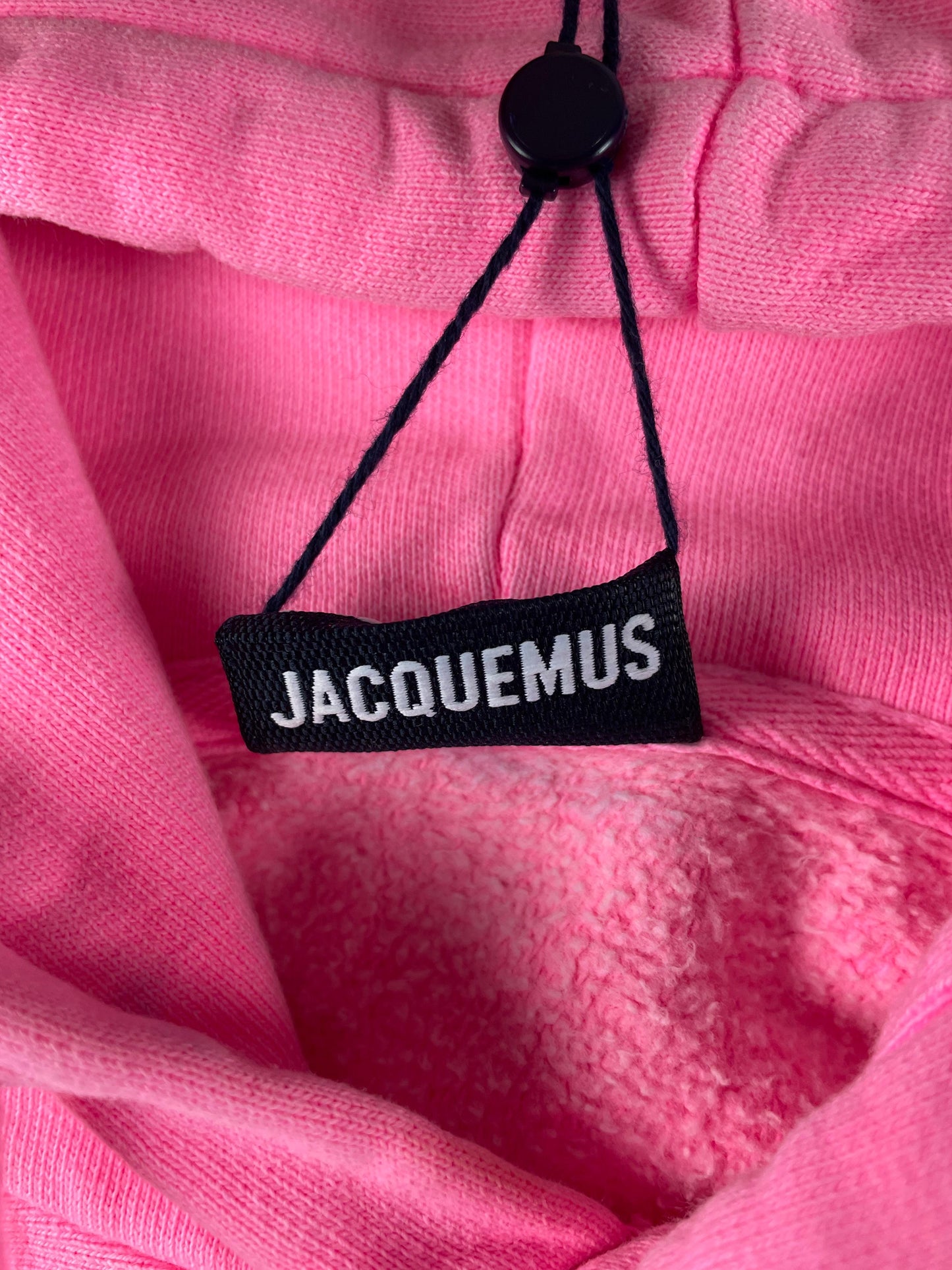 Jacquemus - Pull à capuche rose taille S neuf avec étiquette