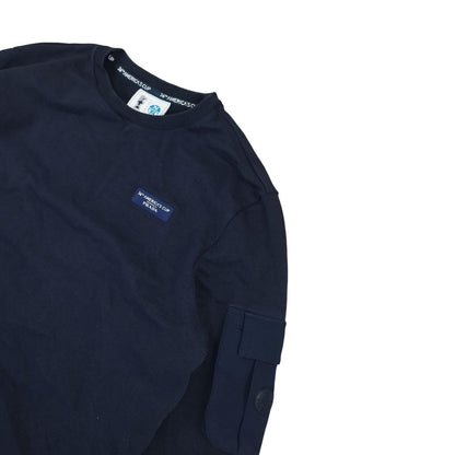 North Sails x Prada - Sweat-shirt bleu marine taille S - Le Saptuaire