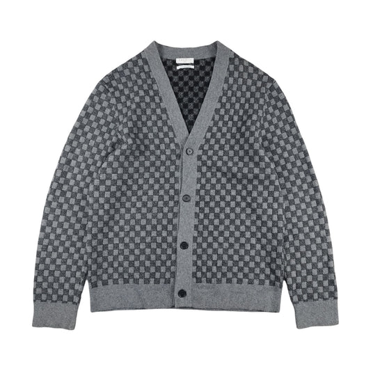 Sandro - Cardigan monogramme gris foncé taille L - Le Saptuaire