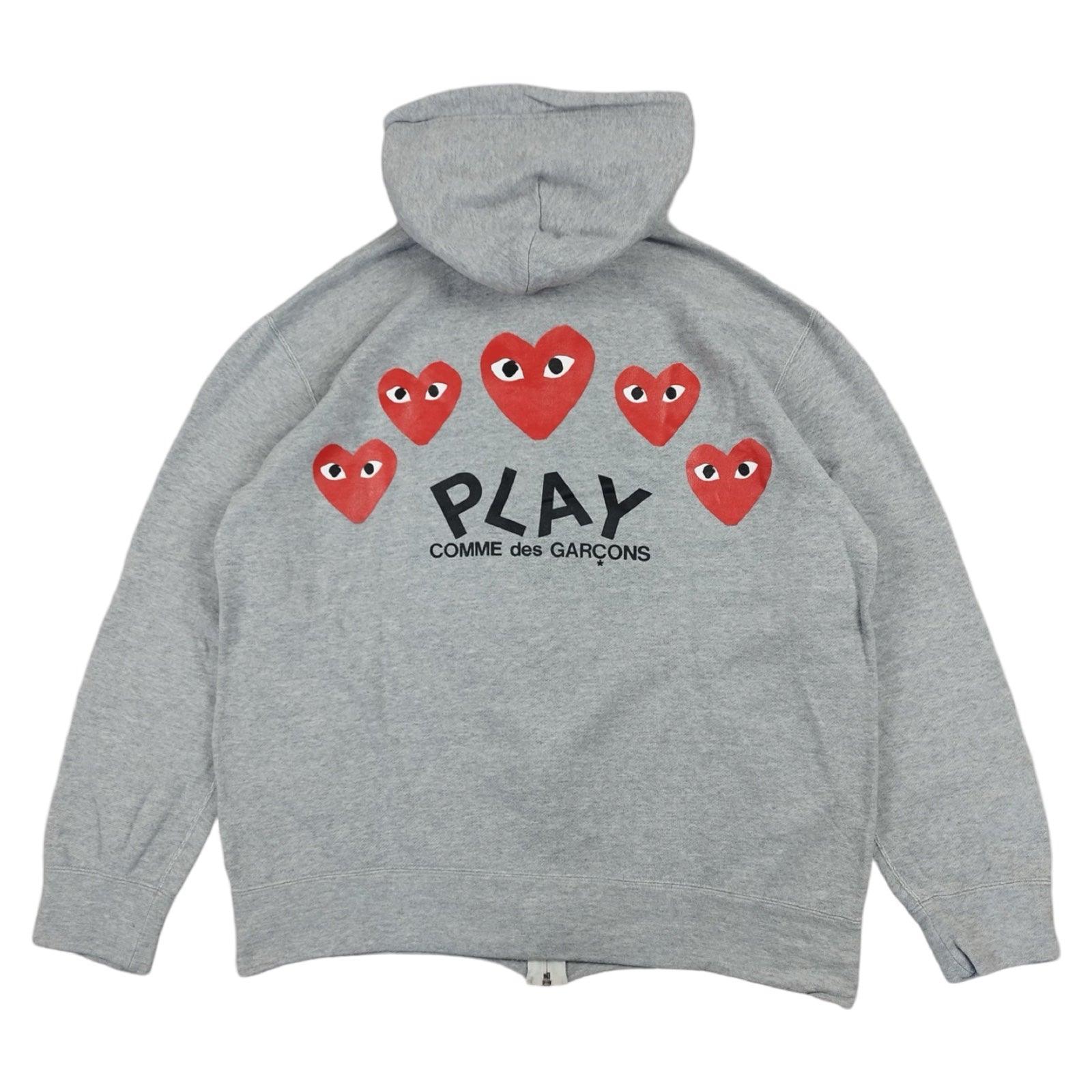 Comme des Garçons - Pull à capuche gris taille XL - Le Saptuaire