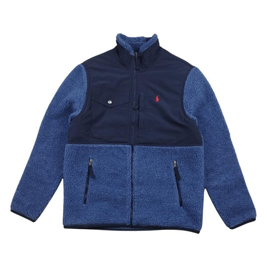 Polaire zippée bleu taille S - Le Saptuaire