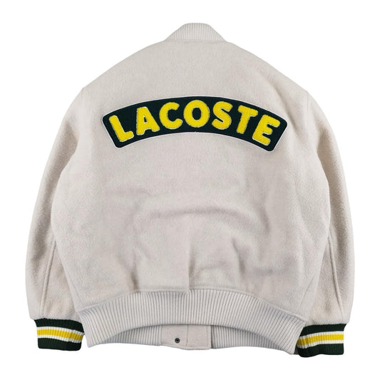 Lacoste - Varsity Jacket crème taille M - Le Saptuaire