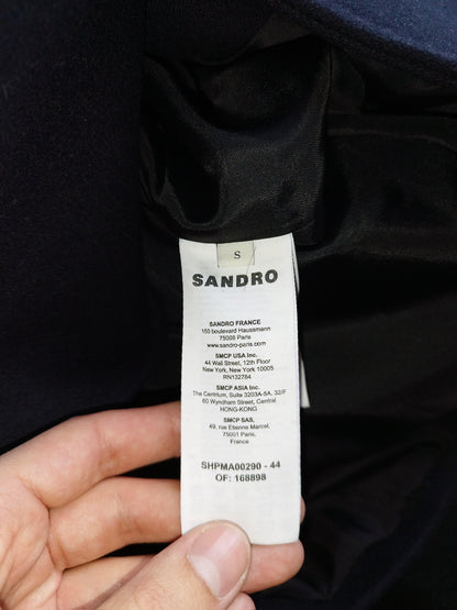 Sandro - Navy blue wool coat size S