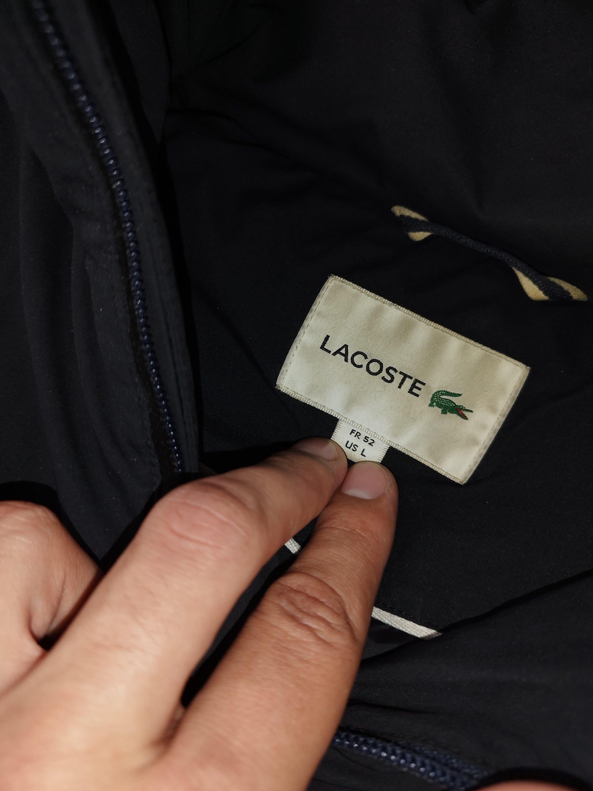 Lacoste - Doudoune noire taille L - Le Saptuaire