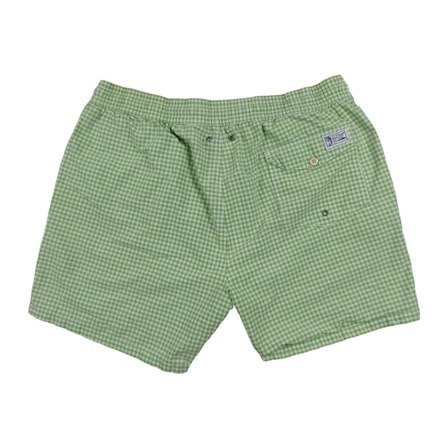 Ralph Lauren - Short de bain à carreaux vert taille XL - Le Saptuaire