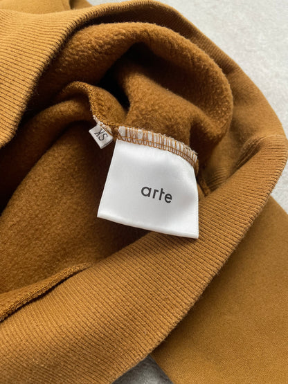 Arte - Sweat à col camionneur moutarde taille XS - Le Saptuaire