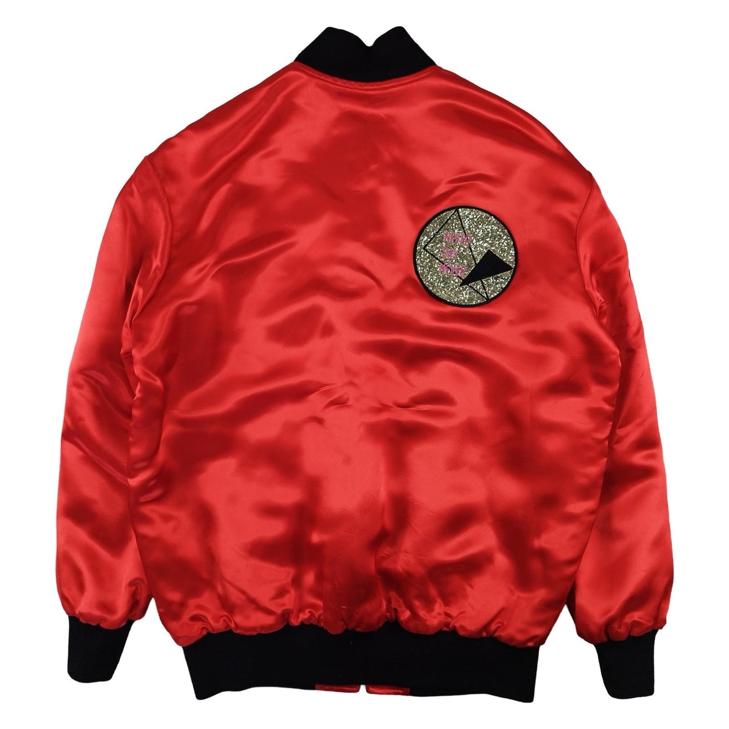 Saint Laurent - Bombers en soie rouge taille S