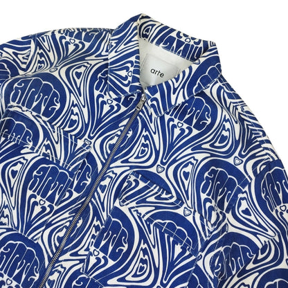 Veste à motifs bleu taille M - Le Saptuaire