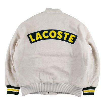 Lacoste - Varsity Jacket crème taille S - Le Saptuaire