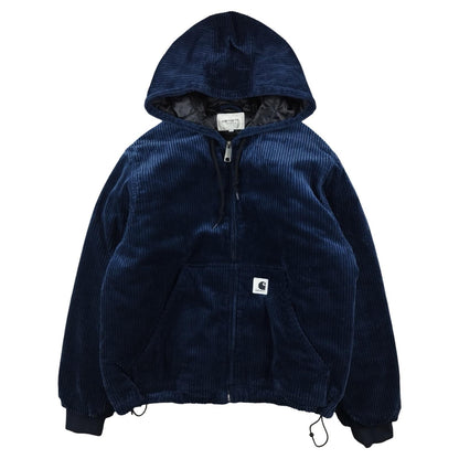 Carhartt - Veste matelassée en velours côtelé bleu marine taille S