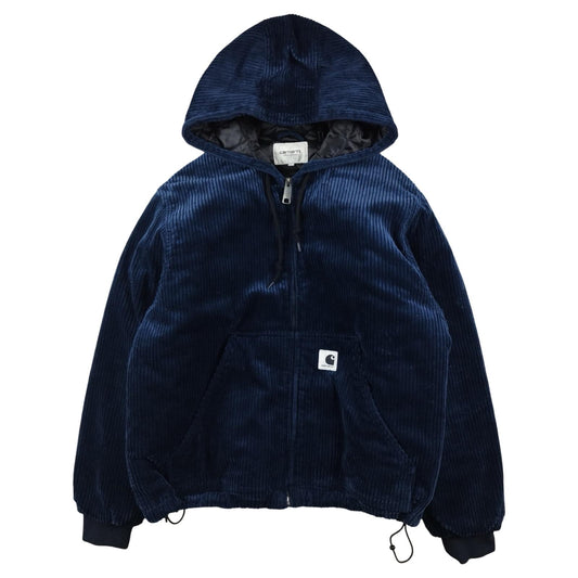 Carhartt - Veste matelassée en velours côtelé bleu marine taille S - Le Saptuaire