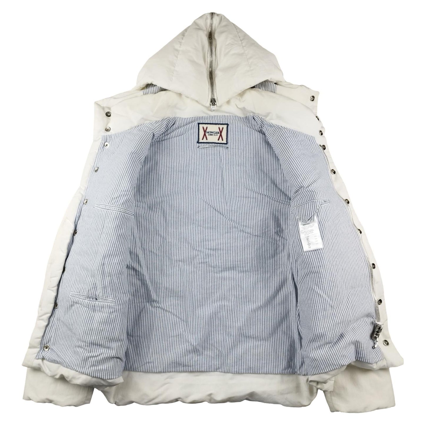 Moncler - Doudoune Grenoble blanc cassé taille M