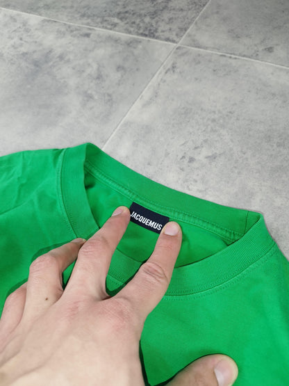 Jacquemus - T-shirt manche longue vert taille XL