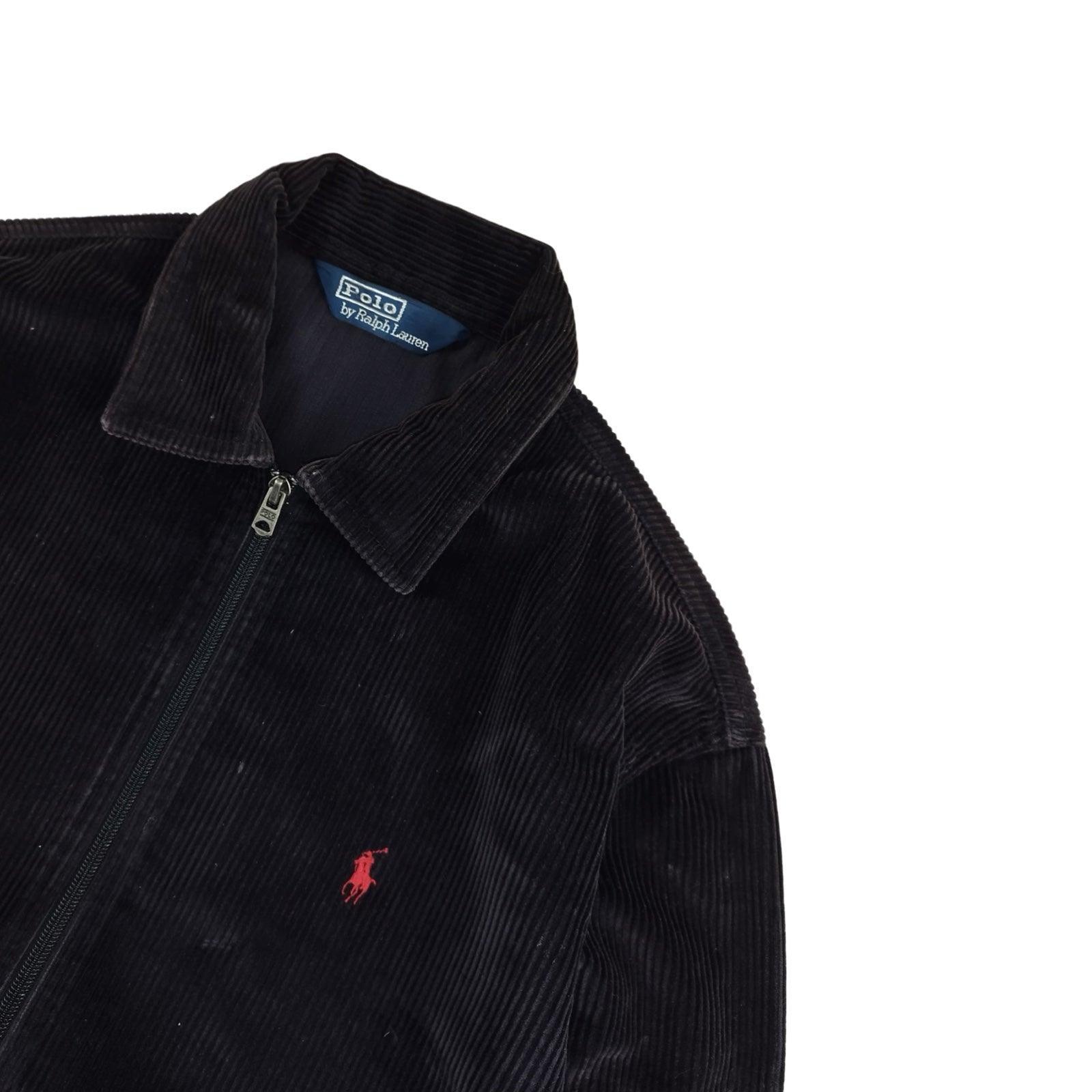 Ralph Lauren - Veste Harrington en velours côtelé bleu marine taille S - Le Saptuaire