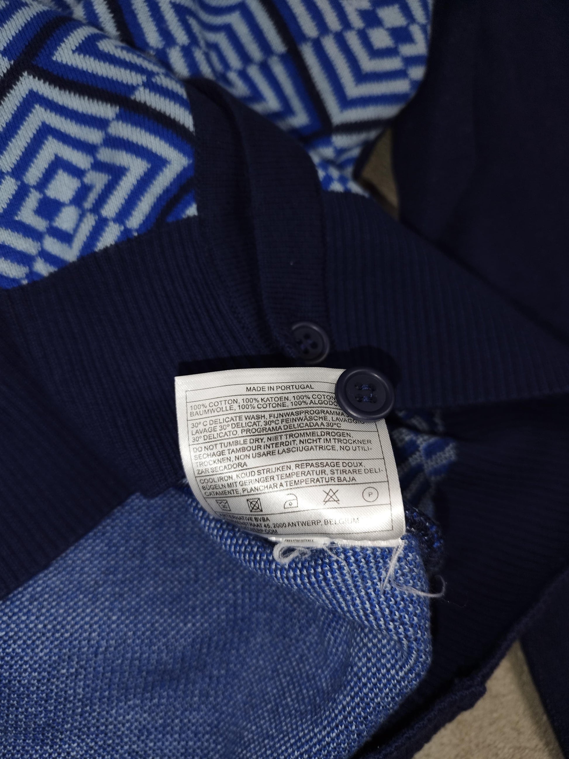 Cardigan bleu taille M - Le Saptuaire