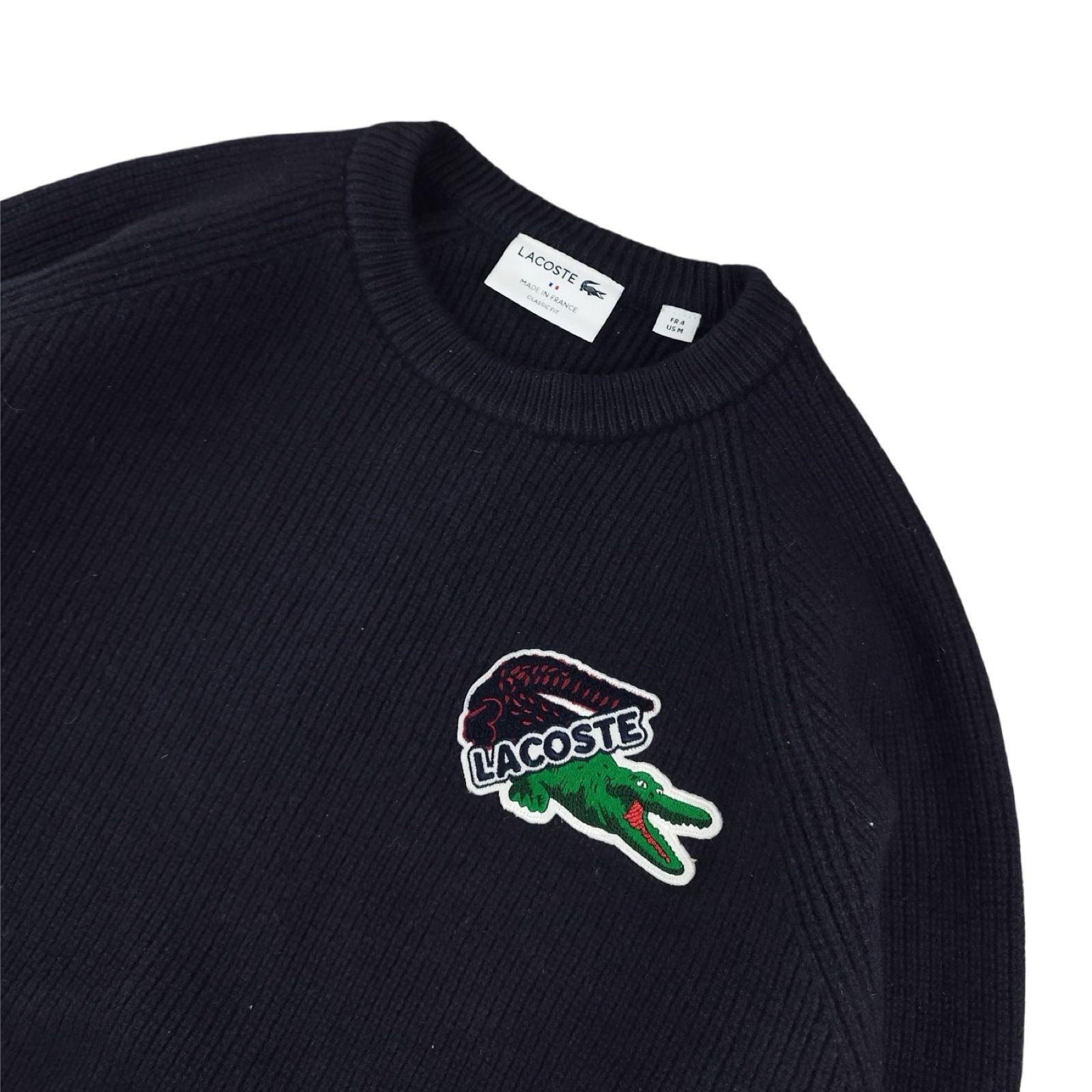 Lacoste - Pull en laine bleu marine taille M - Le Saptuaire