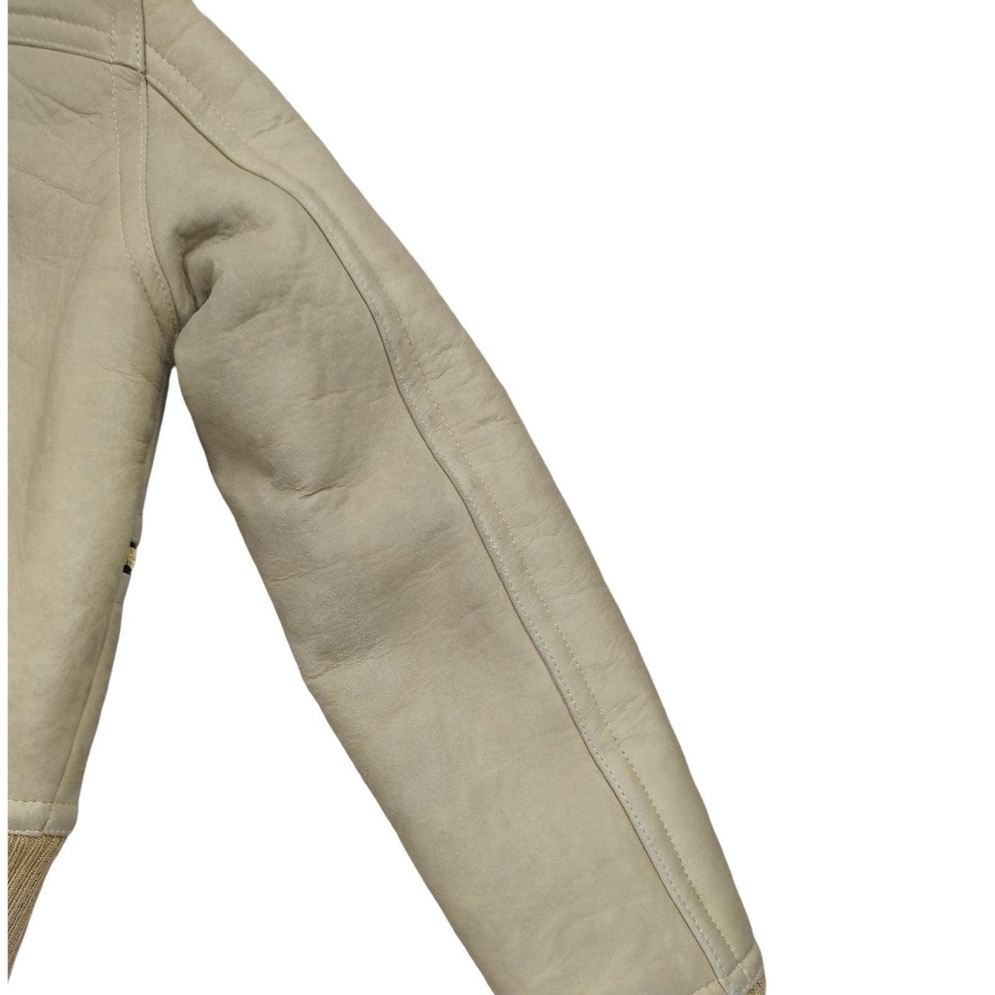 Sandro - Veste aviateur « Cerone » beige taille XS - Le Saptuaire