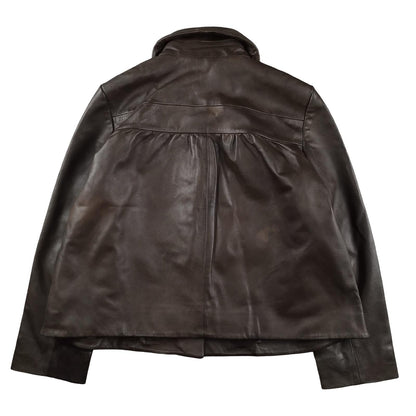 Ba&amp;sh - Lambskin leather jacket, brown, women's model size S