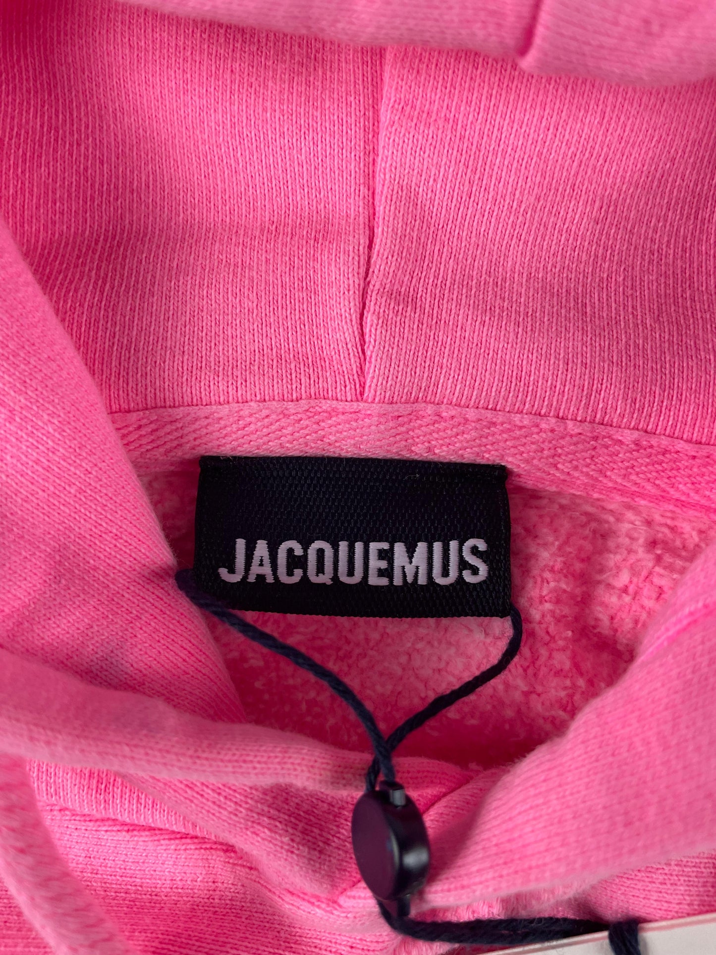 Jacquemus - Pull à capuche rose taille S neuf avec étiquette