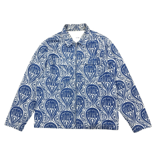 Veste à motifs bleu taille M - Le Saptuaire