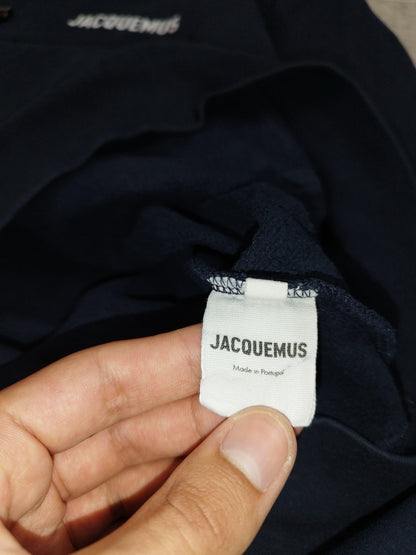 Jacquemus - Pull à capuche bleu marine taille XL - Le Saptuaire