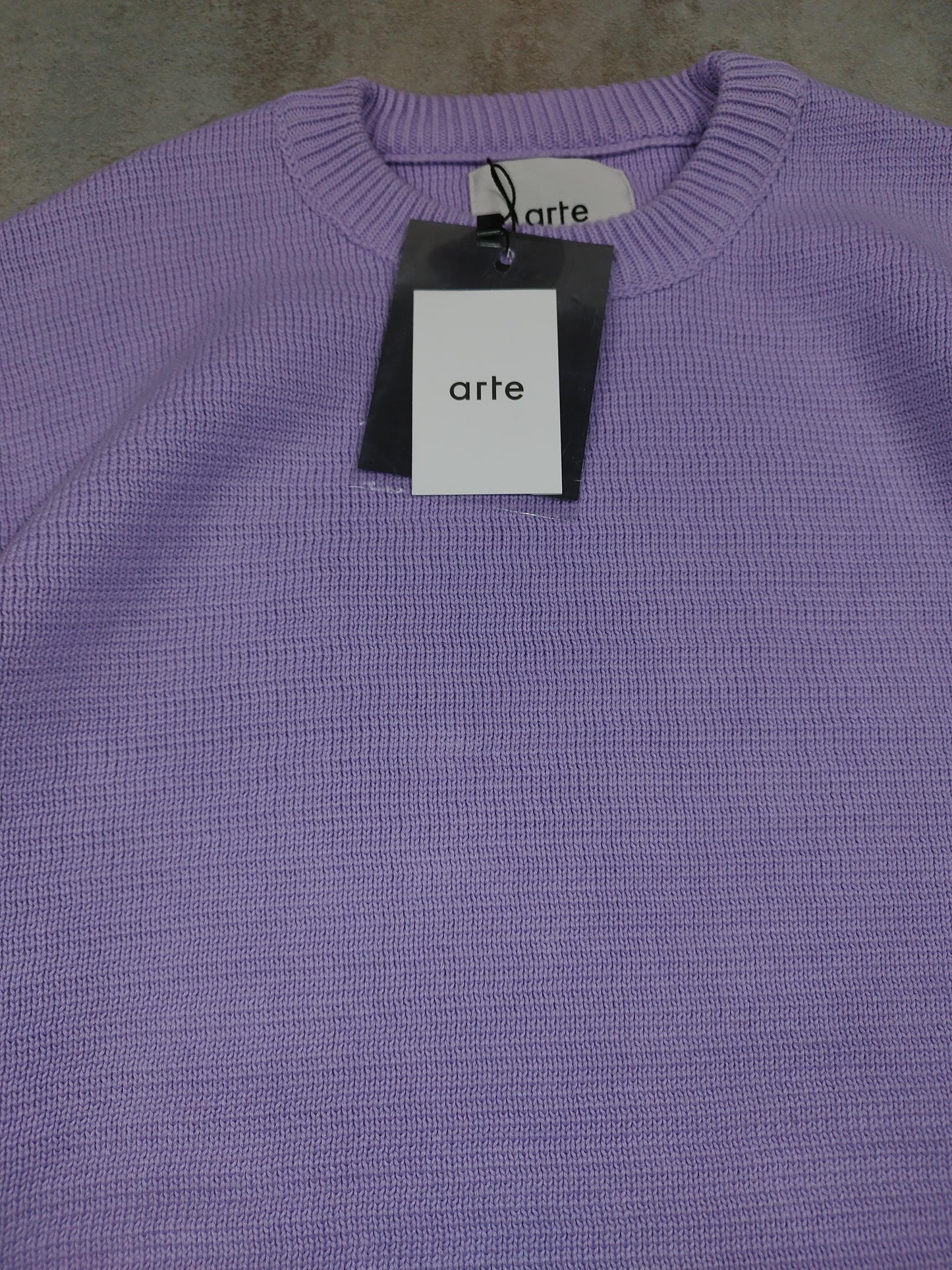 Pull en knit violet taille L - Le Saptuaire