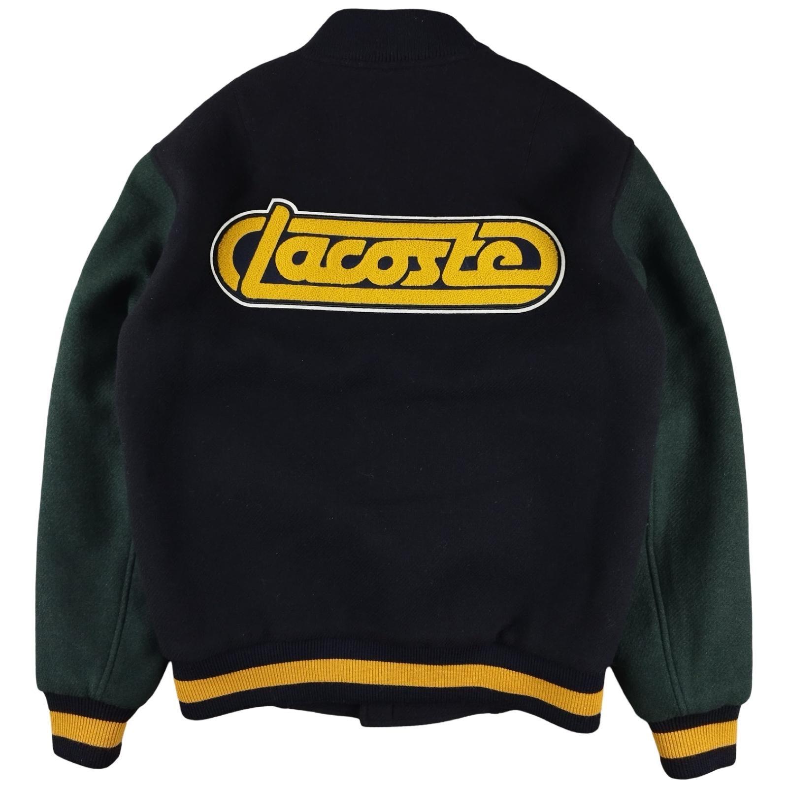 Lacoste - Varsity Jacket en laine vert foncé taille S - Le Saptuaire