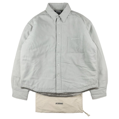 Jacquemus - Veste surchemise « La chemise Boulanger » gris L - Le Saptuaire