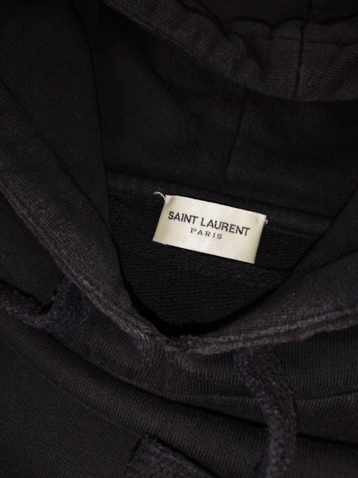 Saint Laurent - Pull à capuche noir taille M - Le Saptuaire