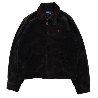 Ralph Lauren - Veste Harrington en velours côtelé marron taille M