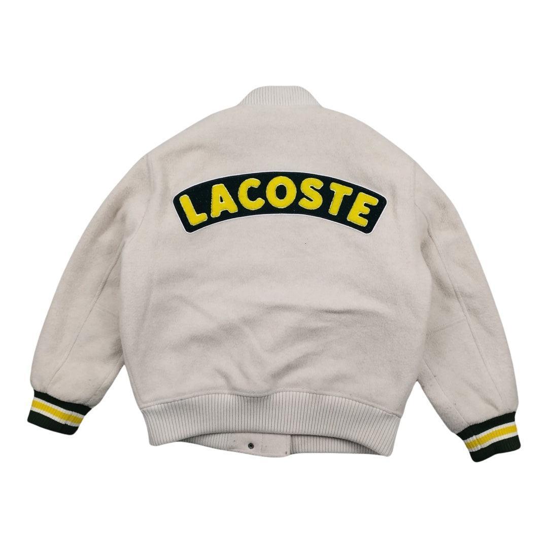 Lacoste - Varsity Jacket crème taille S - Le Saptuaire