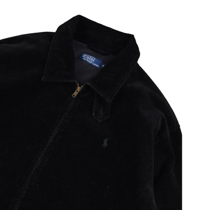 Ralph Lauren Harrington - Veste en velours côtelé noire taille XL