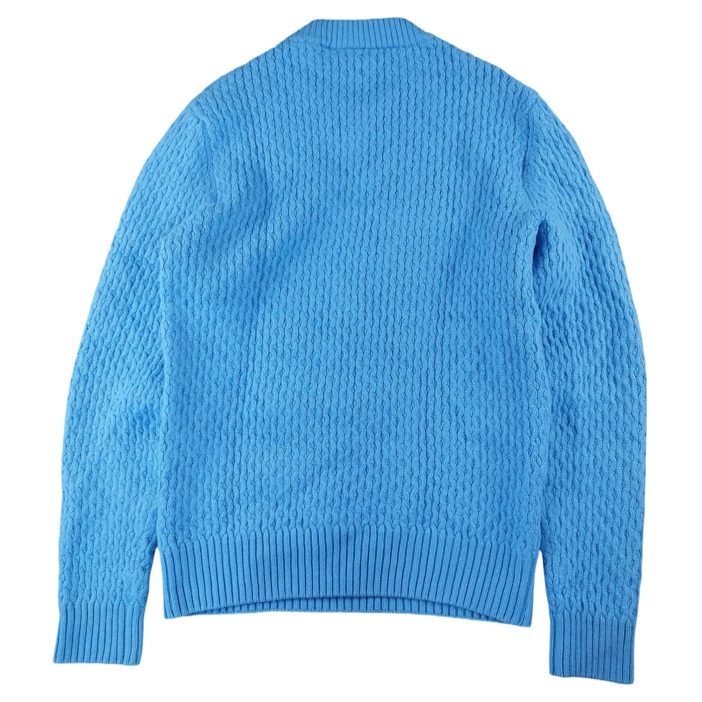 Lacoste - Pull torsadé bleu taille S