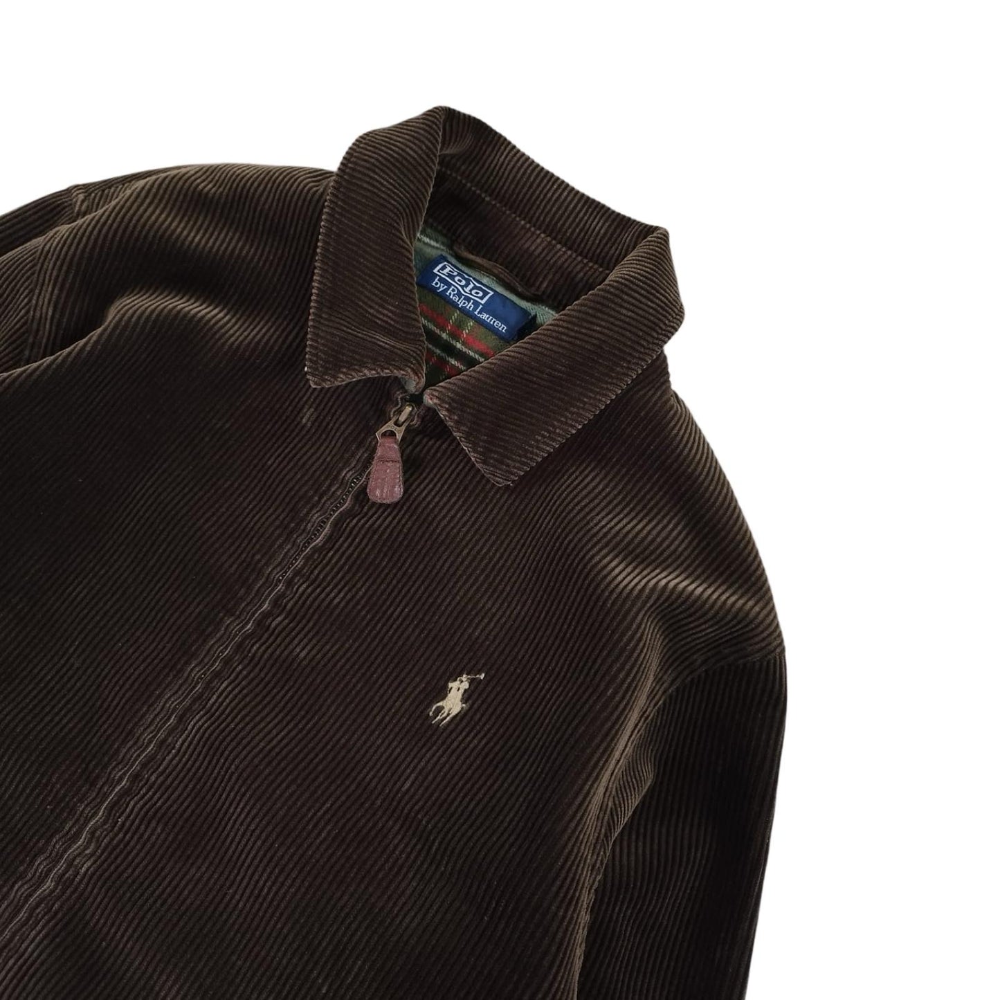 Ralph Lauren Harrington - Veste en velours côtelé marron taille S - Le Saptuaire