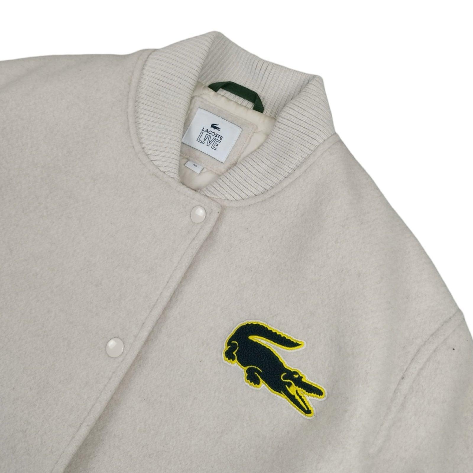 Lacoste - Varsity Jacket crème taille L - Le Saptuaire