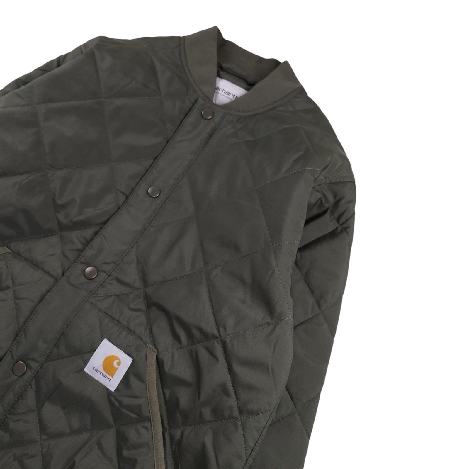 Carhartt - Veste « Barrow Liner » matelassée kaki taille S - Le Saptuaire