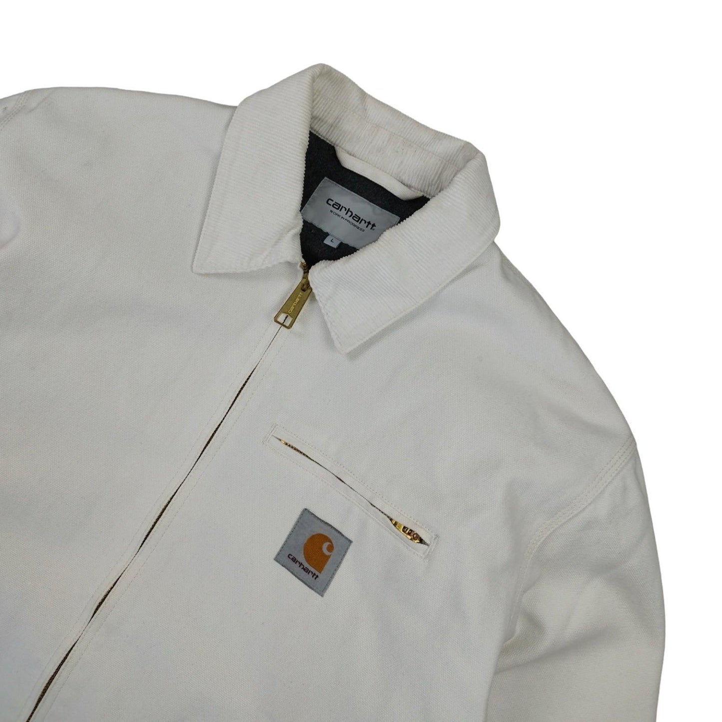 Carhartt - Detroit Jacket blanche taille L - Le Saptuaire