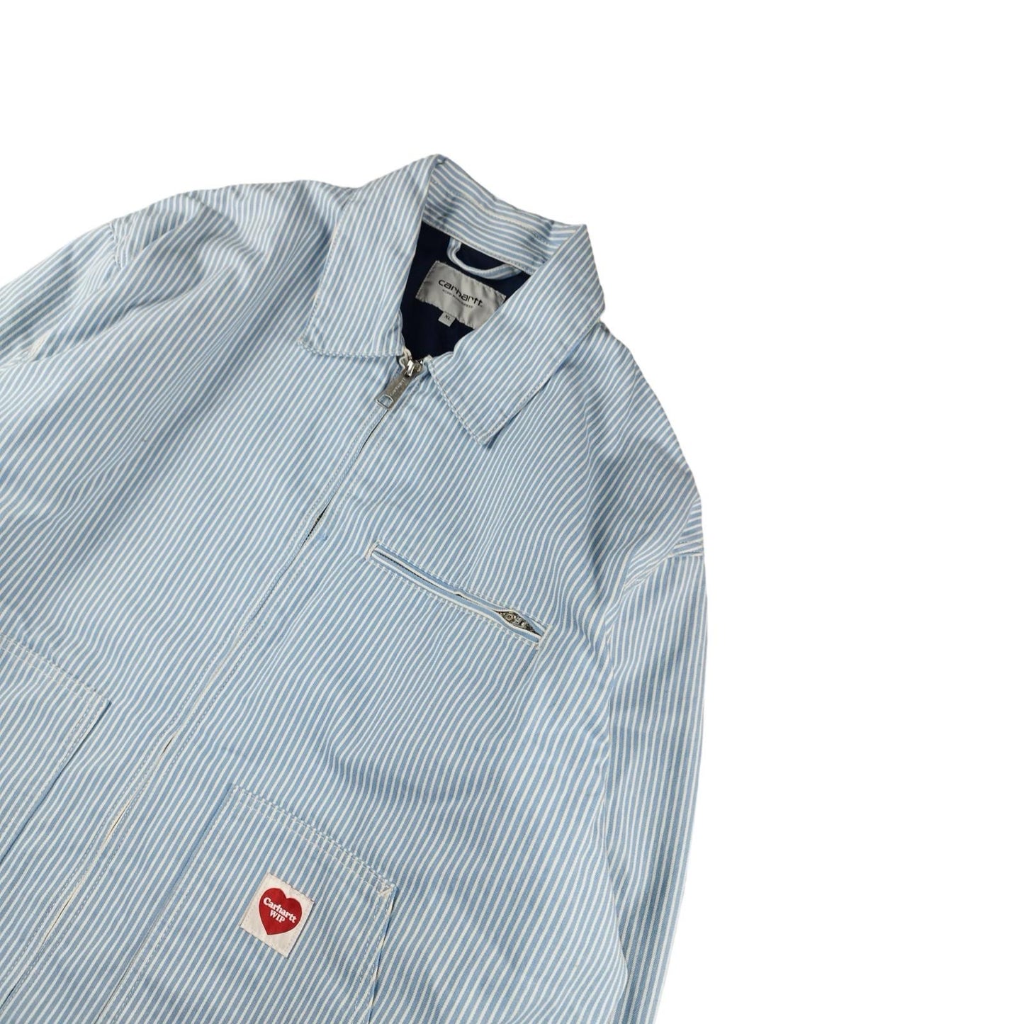 Carhartt - Sky Blue Striped Jacket Size XL