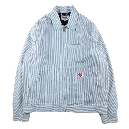 Carhartt - Veste à rayures bleu ciel taille XL