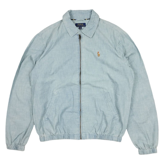 Ralph Lauren - Veste Harrington légère bleu ciel taille M