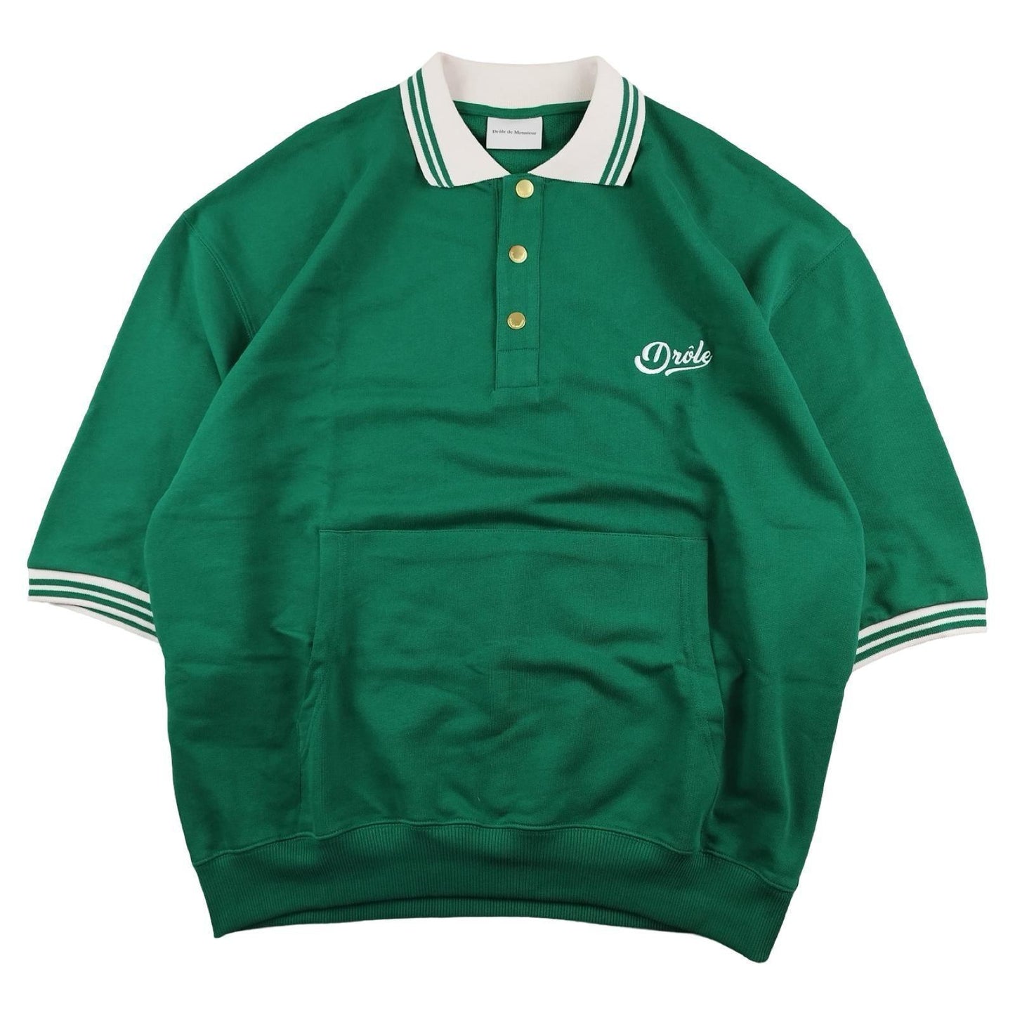 Drôle de Monsieur - Polo vert taille XL - Le Saptuaire