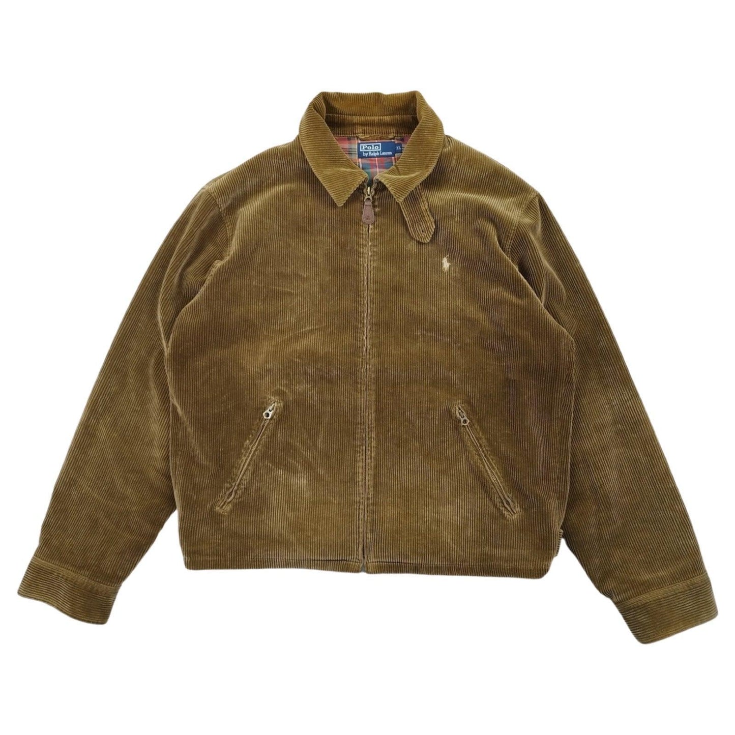 Ralph Lauren - Veste Harrington en velours côtelé marron taille XL - Le Saptuaire